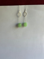 Load image into Gallery viewer, Long 92.5 Silver Earrings With Drop.
