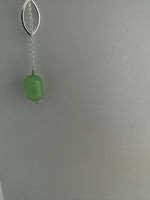 Load image into Gallery viewer, Long 92.5 Silver Earrings With Drop.
