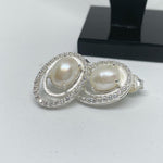 Load image into Gallery viewer, Stunning Silver Earrings with Pearls
